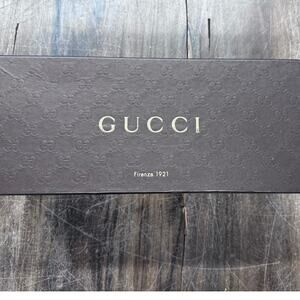 "GUCCI" Shoe box, Empty, 12.5"L x 5"T x 5.5" D